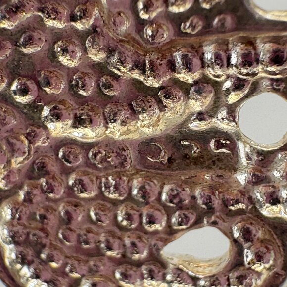 Sterling Silver 925 Amethyst Nugget Victorian Lady Dangle Earrings 3" Length - Picture 9 of 15